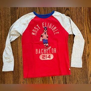 Boys Disney Gap Goofy long sleeve tee shirt size Large excellent condition